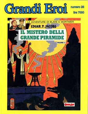 Copertina di GRANDI EROI · VOL. 28 — Blake e Mortimer 12: Il mistero dalla Grande Piramide 2