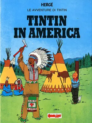 Copertina di GRANDI EROI · VOL. 37 — Le avventure di Tintin 6: Tintin in America