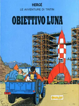 Copertina di GRANDI EROI · VOL. 50 — Le avventure di Tintin 9: Obiettivo Luna