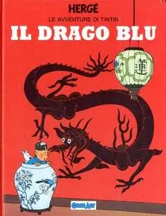 Copertina di GRANDI EROI · VOL. 65 — Tintin 14: Il Drago blu