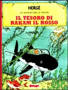Copertina di GRANDI EROI · VOL. 73 — Tintin 16: Il Tesoro di Rakam il Rosso