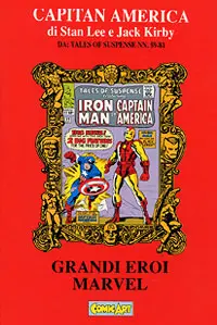 Copertina di GRANDI EROI · VOL. 92 — Grandi Eroi Marvel 13 - Capitan America vol.1