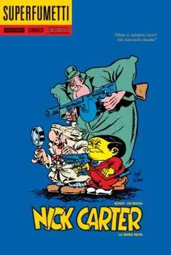 Copertina di BONVI, GUIDO DE MARIA, SILVER, CLOD — Nick Carter: La mano nera