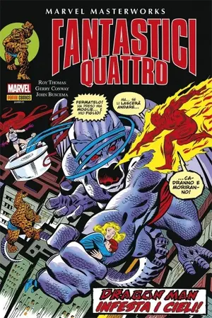 Copertina di ROY THOMAS, GERRY CONWAY, JOHN BUSCEMA, ROSS ANDRU, RAMONA FRADON, JOE SINNOTT, STAN GOLDBERG, GLYNIS WEIN — Marvel Masterworks: Fantastici Quattro, vol 13
