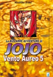 Copertina di LE BIZZARRE AVVENTURE DI JOJO (BUNKO EDITION) · 34 — Parte 5: Vento Aureo 5