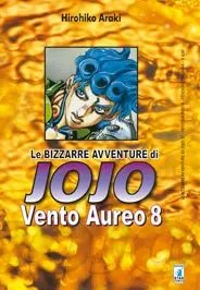 Copertina di LE BIZZARRE AVVENTURE DI JOJO (BUNKO EDITION) · 37 — Parte 5: Vento Aureo 8