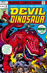 Copertina di JACK KIRBY, MICHAEL ROYER, STAN GOLDBERG, GEORGE ROUSSOS — Devil Dinosaur