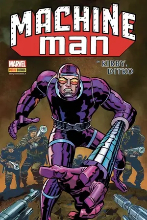 Copertina di JACK KIRBY, MARV WOLFMAN, TOM DE FALCO, ROGER STERN, STEVE DITKO, MIKE ROCKWITZ, SAL BUSCEMA, DAVE COCKRUM, MICHAEL ROYER, MIKE ESPOSITO, JACK ABEL — Machine Man di Jack Kirby e Steve Ditko