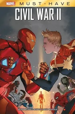 Copertina di BRIAN MICHAEL BENDIS, OLIVIER COIPEL, DAVID MARQUEZ, SEAN IZAAKSE, LEINIL FRANCIS YU, MARCO RUDY, DANIEL ACUÑA, ADAM KUBERT, ALAN DAVIS, MARK BAGLEY, ANDREA SORRENTINO, JUSTIN PONSOR — Civil War II