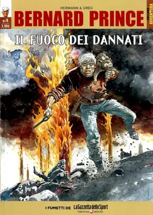 Copertina di BERNARD PRINCE · 4 — Il fuoco dei dannati - La fiamma verde del conquistador