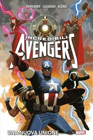 Copertina di INCREDIBILI AVENGERS (MARVEL DELUXE) · 1 — Incredibili Avengers 1: Una nuova unione