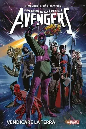 Copertina di INCREDIBILI AVENGERS (MARVEL DELUXE) · 2 — Incredibili Avengers 2: Vendicare la Terra