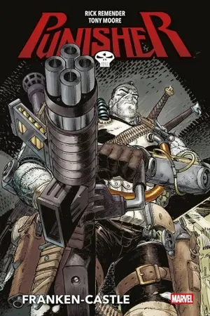 Copertina di RICK REMENDER, IVAN BRANDON, JOHN ROMITA JR., KLAUS JANSON, TONY MOORE, MIKE HAWTHORNE, DAN BRERETON, SANFORD GREENE, NATHAN MASSENGILL, ROLAND BOSCHI, JEFTE PALO — Punisher: Franken-Castle
