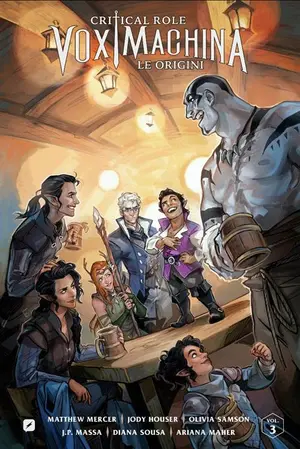 Copertina di CRITICAL ROLE: VOX MACHINA · VOL. 3 — Critical Role: Vox Machina vol. 3 – Le Origini