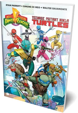 Copertina di RYAN PARROT, SIMONE DI MEO · 2 EDIZIONI — Mighty Morphin Power Rangers / Teenage Mutant Ninja Turtles